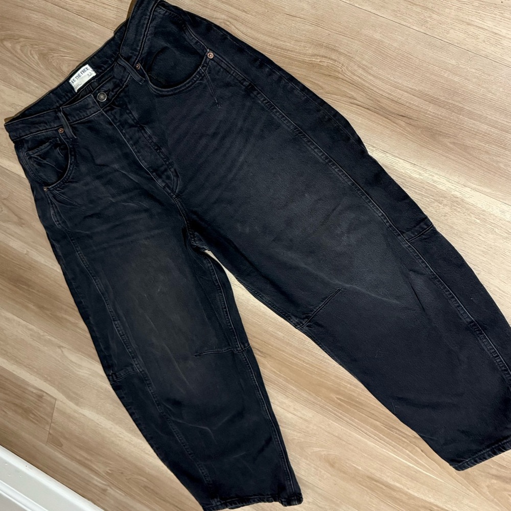 Free People Venus Barrel Jeans Sz.32 - Picture 2 of 5